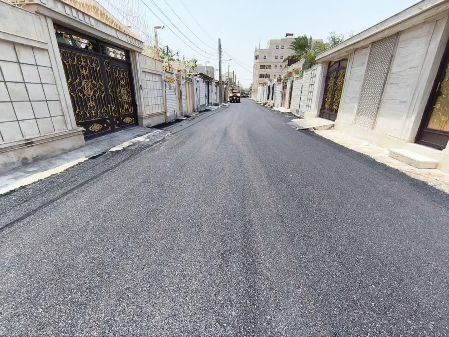  آغاز عملیات اجرایی پروژه آسفالت معابر کوی بوستان توسط شهرداری خرمشهر